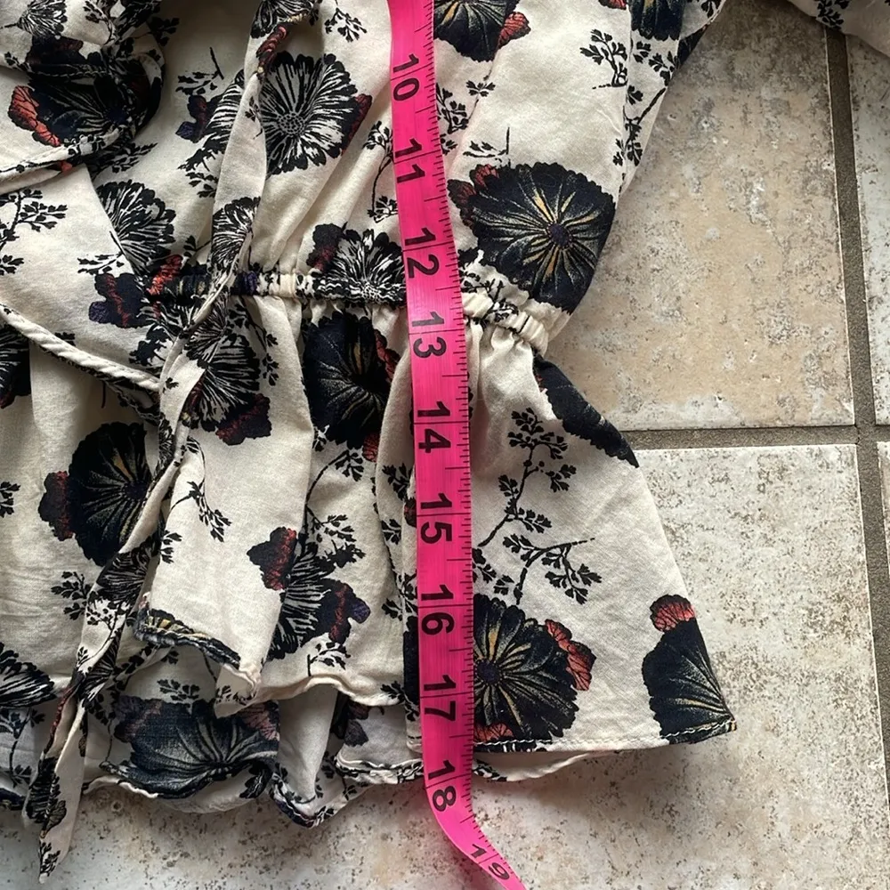 Ulla Johnson Nadya Gardenia-print Peplum Blouse - Image 13