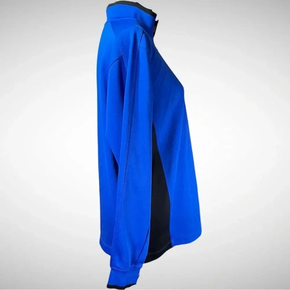 NIKE GOLF Dri-Fit 1/4 Zip Pullover Women's Blue and Black Small‎ | EUC - Image 5