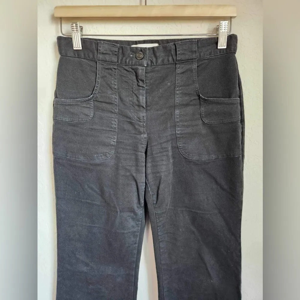 NILI LOTAN Black Utility Wide Legs Pants Size 2 - Image 3