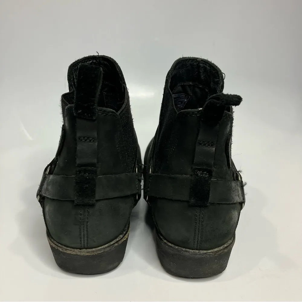 Teva De La Vina dos leather ankle boots black size 6.5 - Image 6