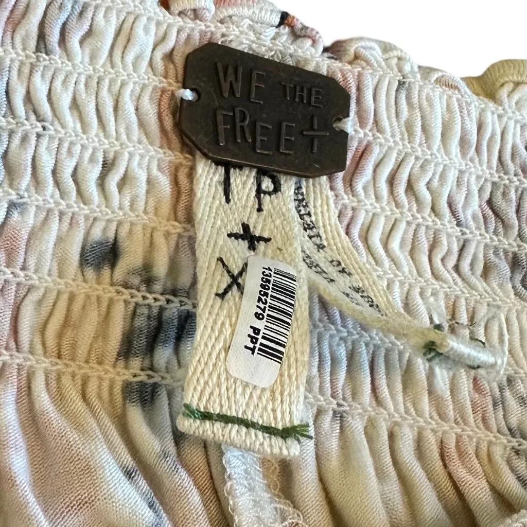 We The Free Free People Lexington Off-Shoulder Shirt Top Blouse Floral Size XS - Image 12