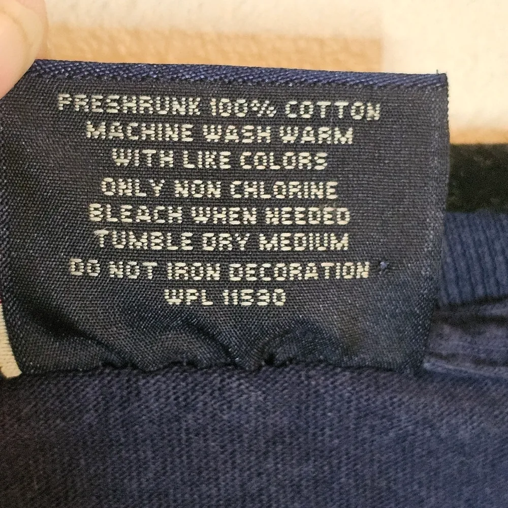 Auburn University MV Sport Navy Flowers Tee - Image 4