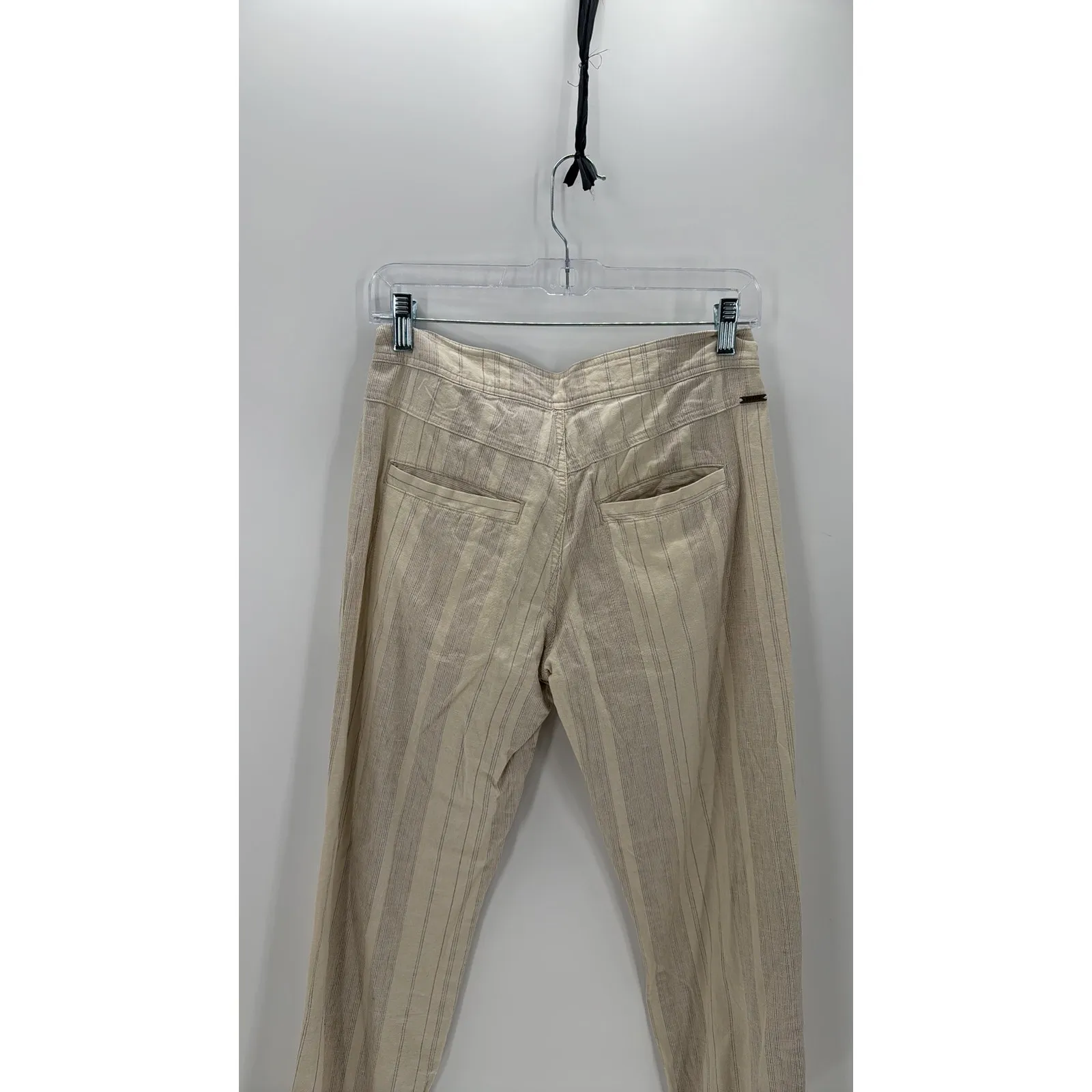 Prana Kickin It Jogger Stone Stripe size 2 cotton festival casual coastal - Image 7