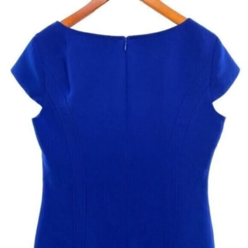 Tahari Women’s Cobalt Blue Sheath Dress - Image 6