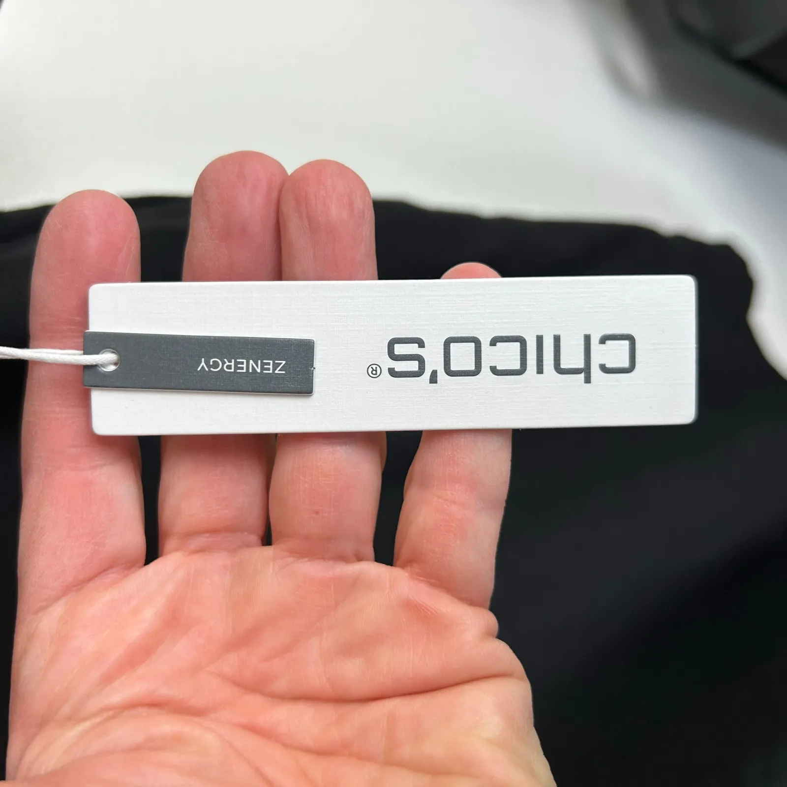 NWT Chico's Zenergy Black French Terry Puff Elbow Sleeve Dress Size 16 $99 - Image 3