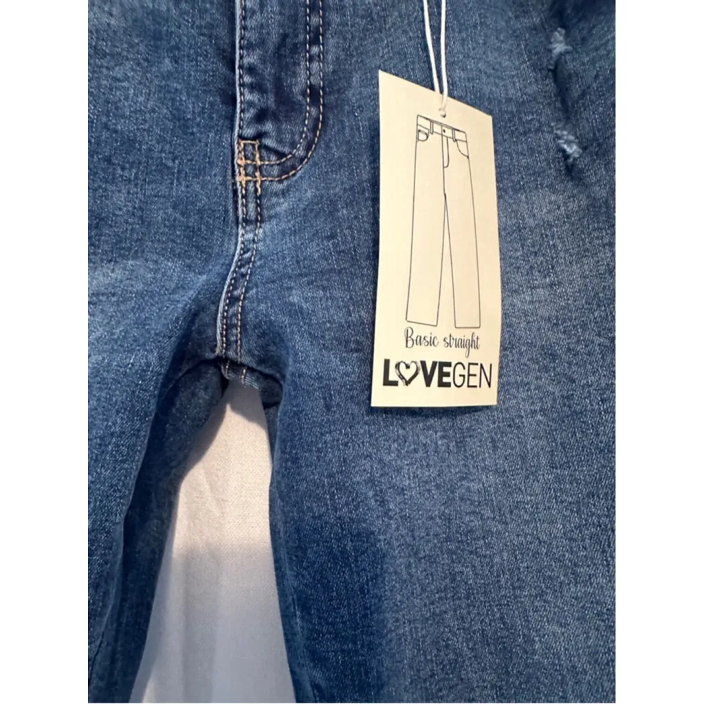 Women's Lovegen basic straight Jeans Blue 7/29 Size undefined - Image 3