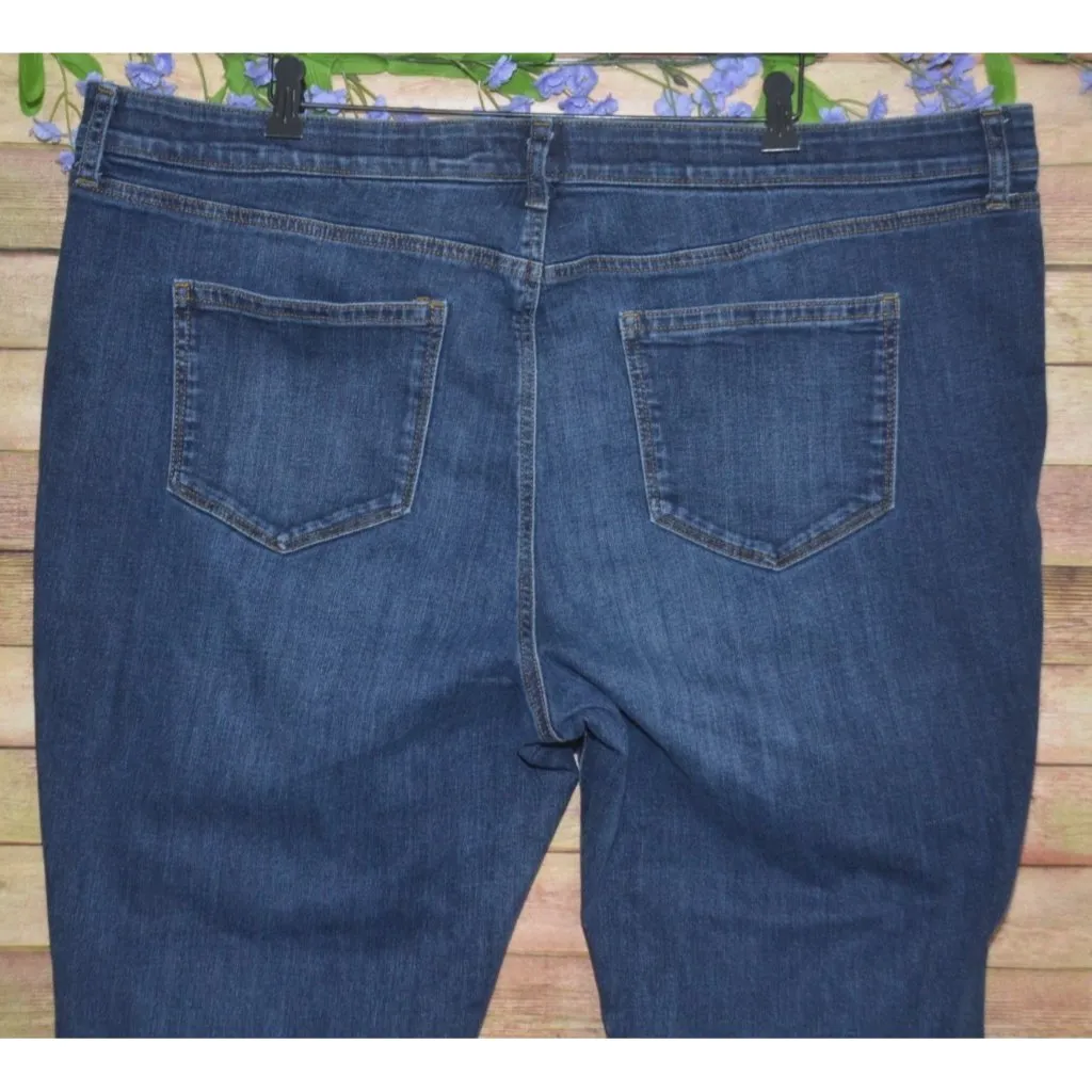 Sonoma Woman's PLUS Sized Skinny Leg Jeans Size 24W Stretch Comfort High Rise - Image 5