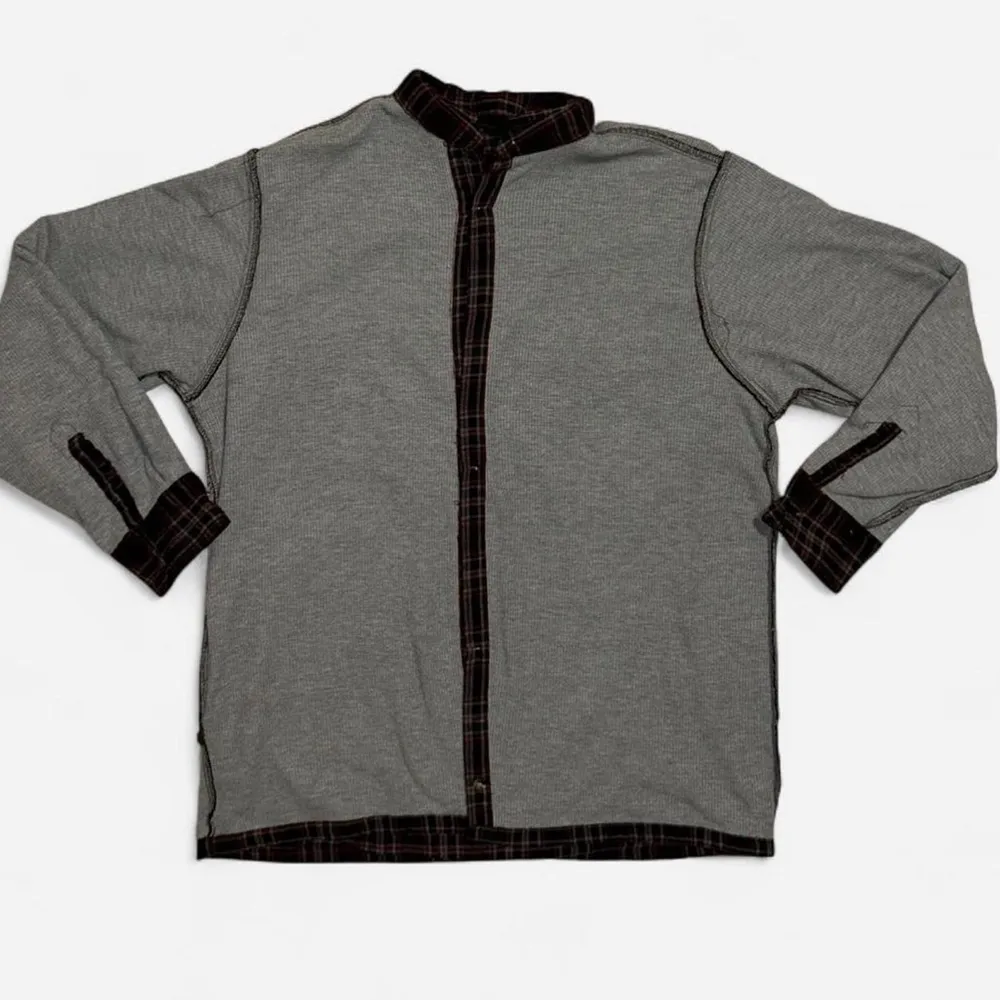 Ash Creek Trading Black & Red Plaid Flannel Button Down Shirt | Size Large - Image 6