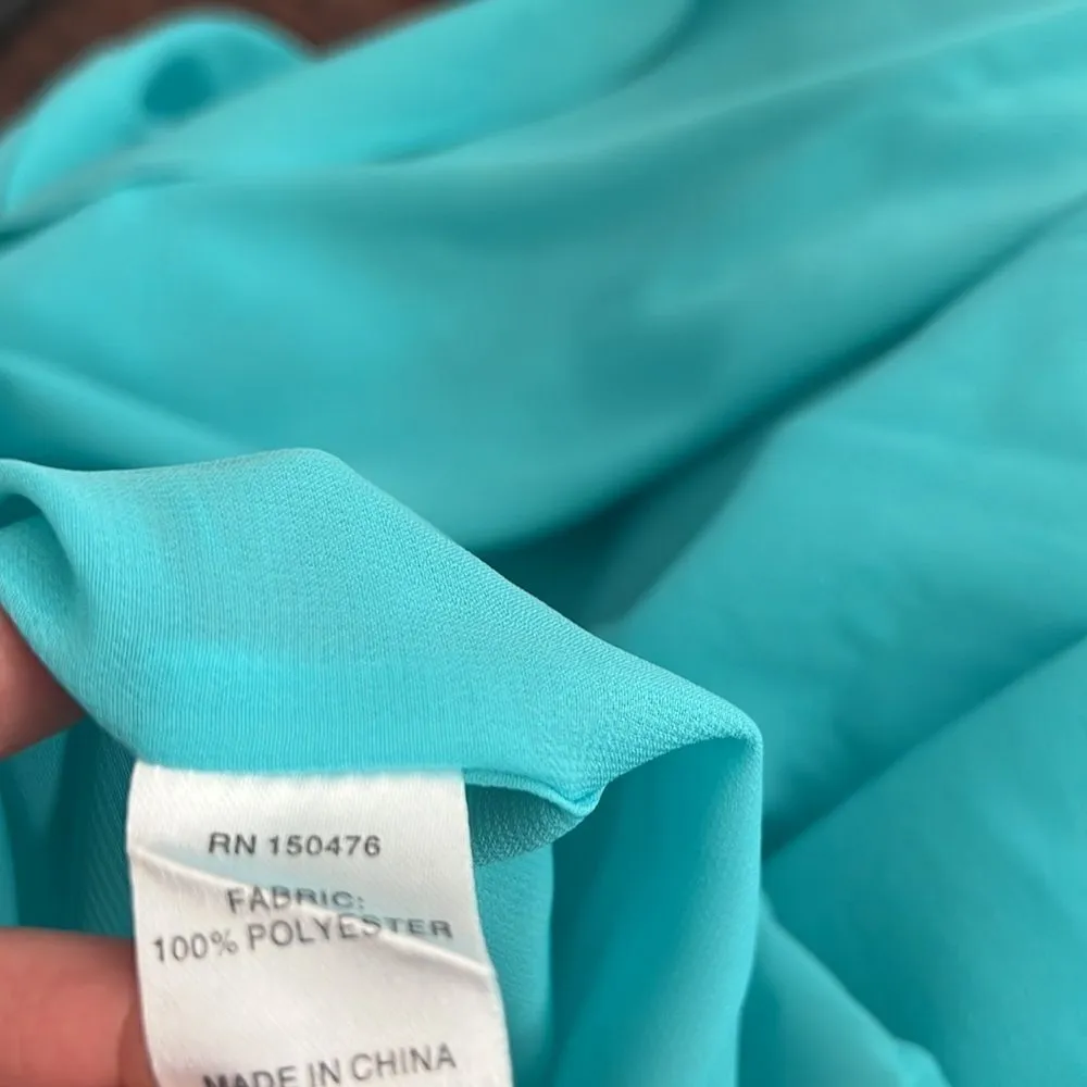 Crosby by Mollie Burch Sasha Maxi Dress in Turquoise NWT 4 - Image 5