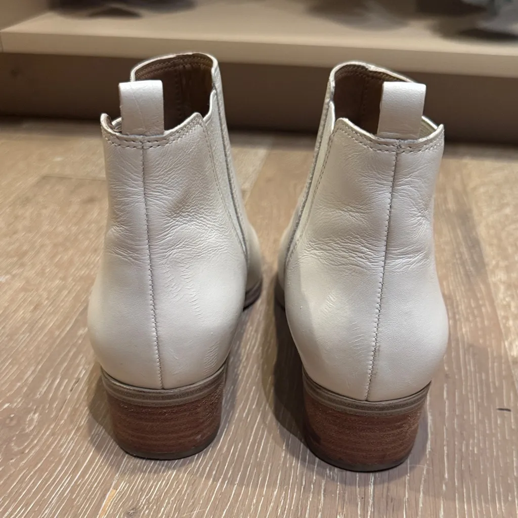 Marc Fisher LTD Cream Ankle Booties - Image 4