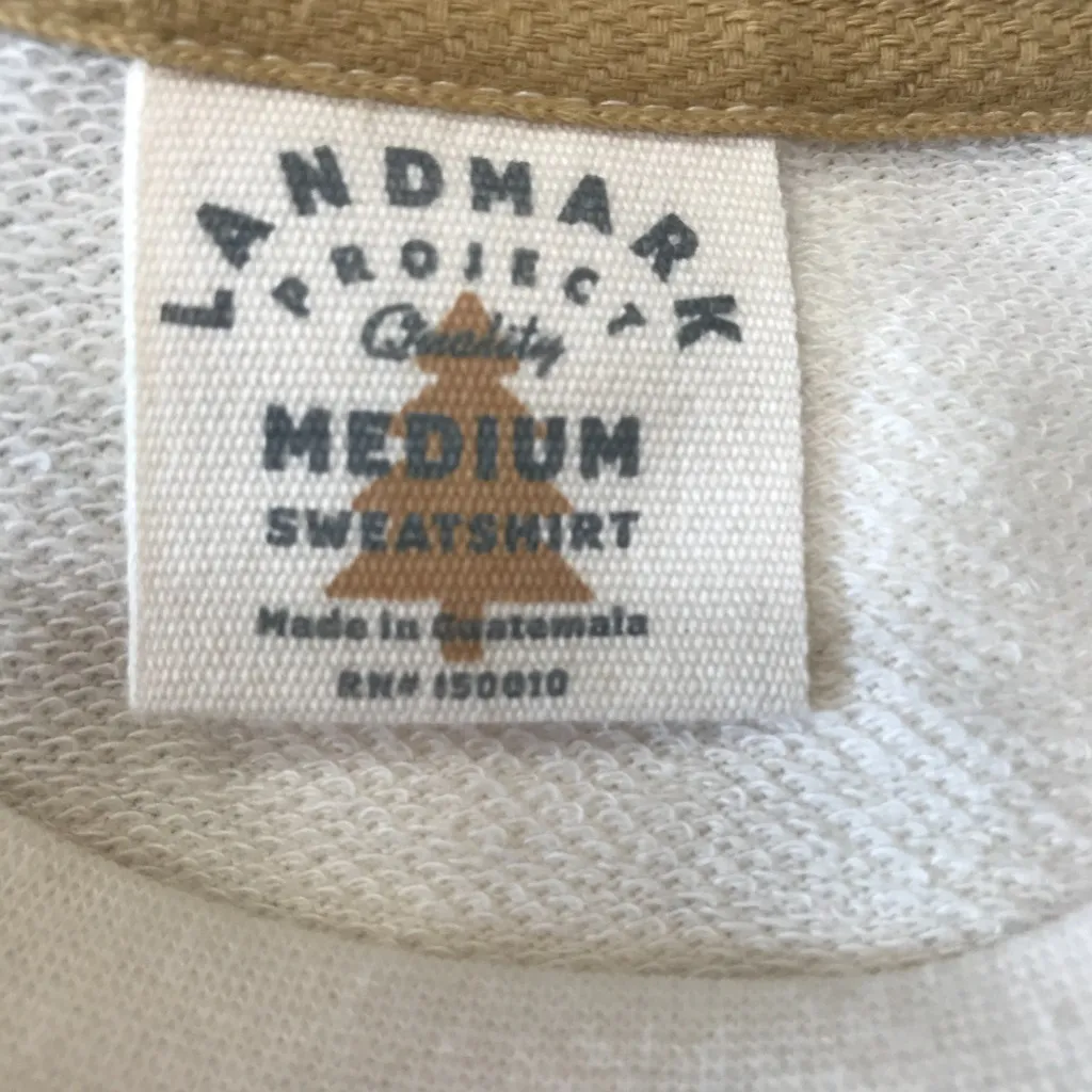 The Landmark Project Give a Hoot Crewneck Sweatshirt in Antler size M NWT - Image 4