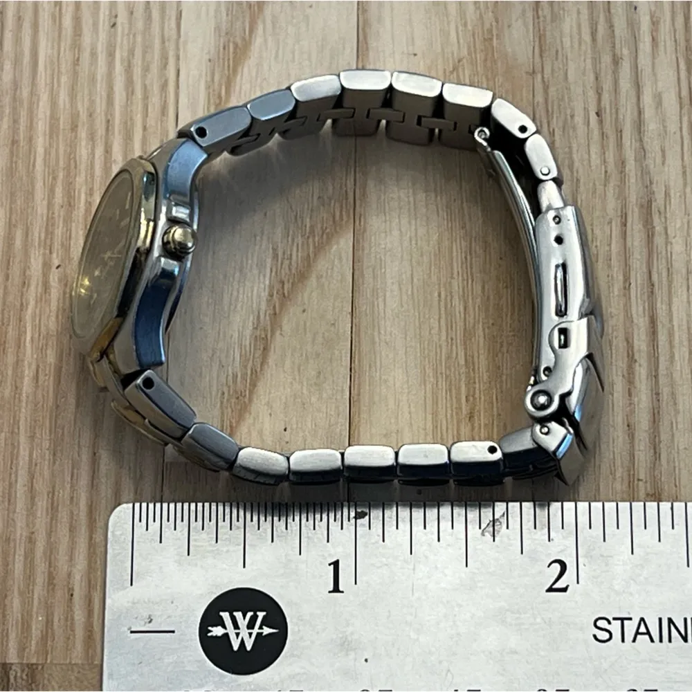 Citizen Eco-Drive Ladies Watch Two Tone Bracelet and Case Black Dial - Image 10