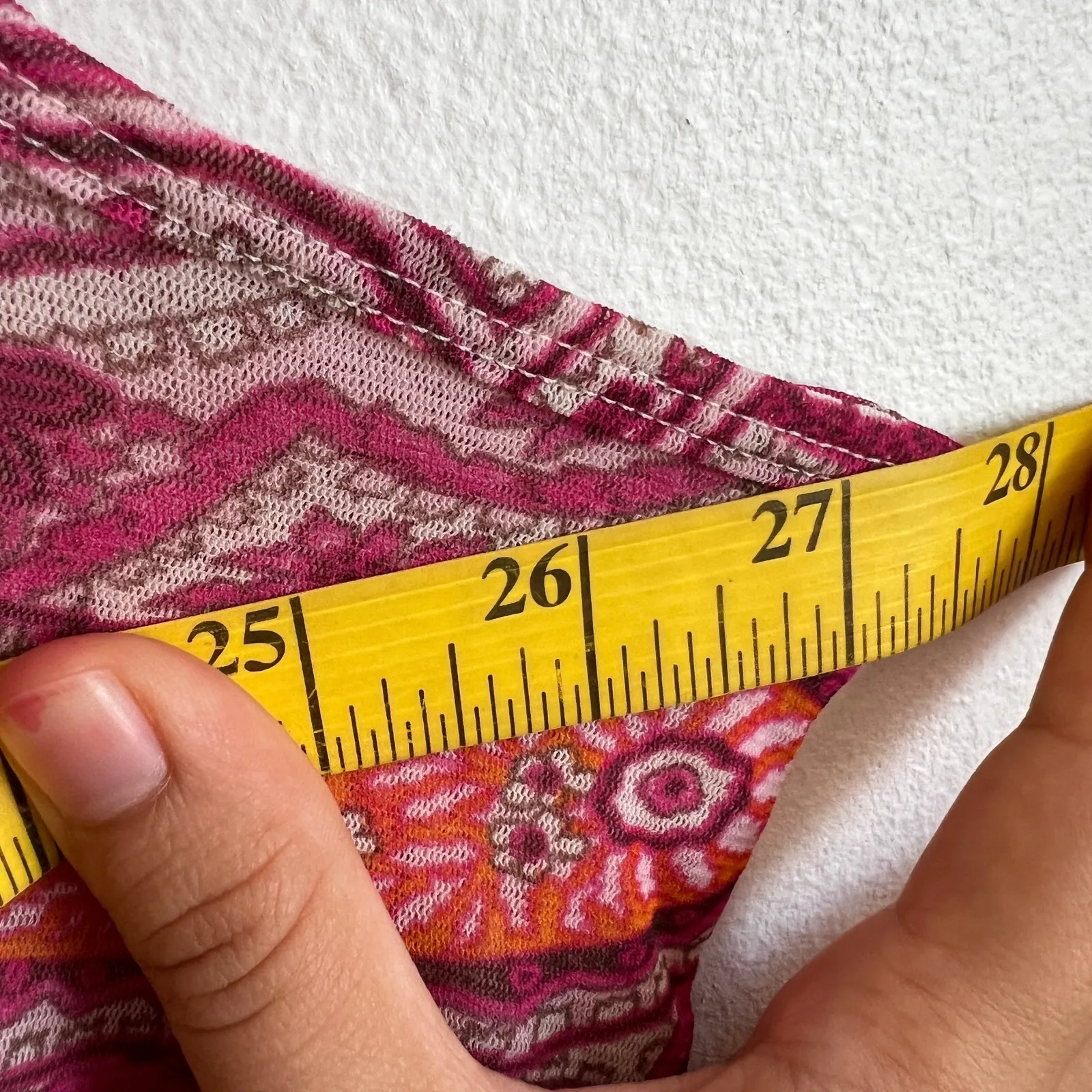 Vintage Pink‎ Paisley Babydoll Top, Y2K Boho Cottagecore Festival Retro 3X Pink - Image 5