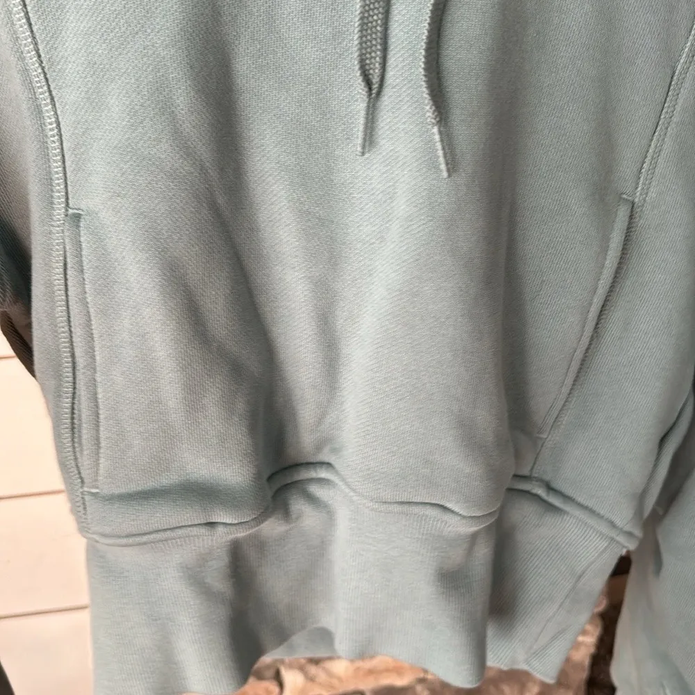 GYMSHARK‎ HEAVYWEIGHT LOOPBACK SWEAT HOODIE, SMALL, Duck Egg Blue - Image 3