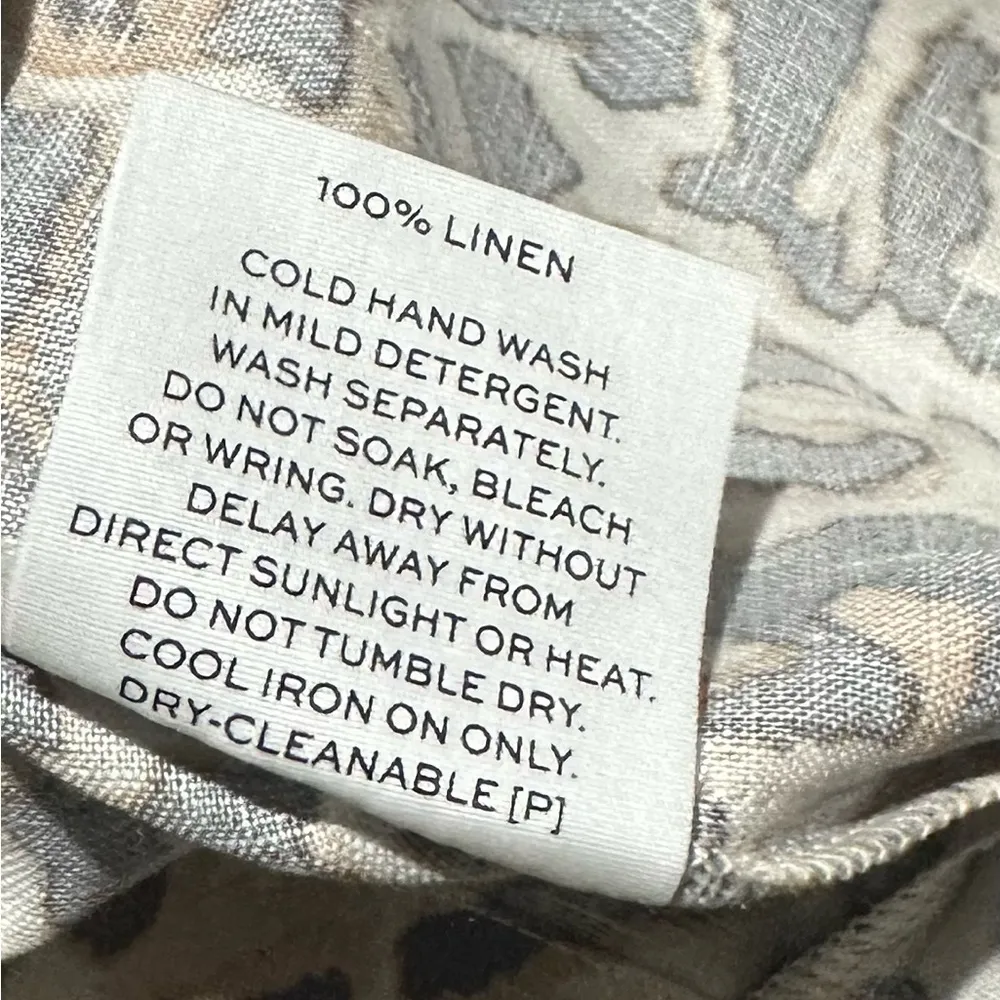 Revolve x Rumer Amaya 100% Linen Women's Cheetah Print Shorts sz Large NWT Brown - Image 4