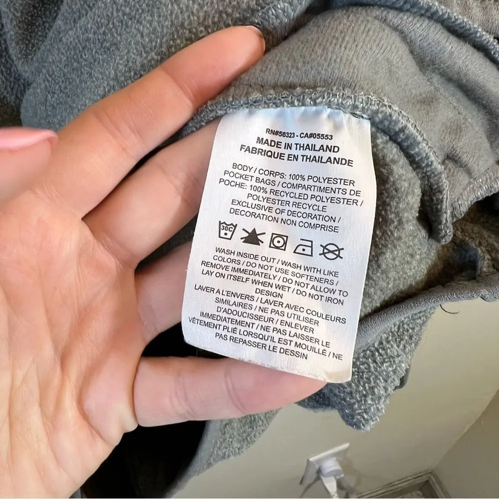 ✨ Nike Women’s Gray Iowa Hawkeyes Quarter Zip Fleece Pullover Small - Image 8