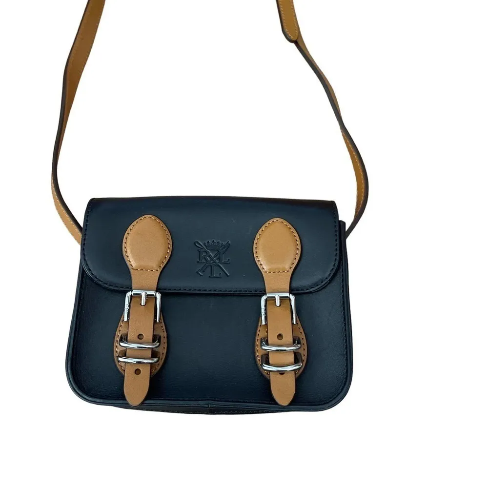 Ralph Lauren leather mini Satchel crossbody - Image 2