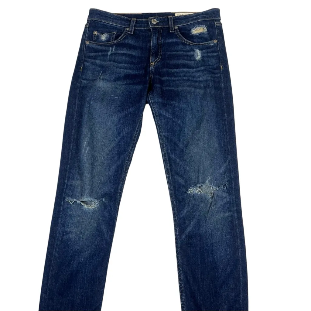 rag & bone Denim Collette Blue Capri Jeans - Image 5
