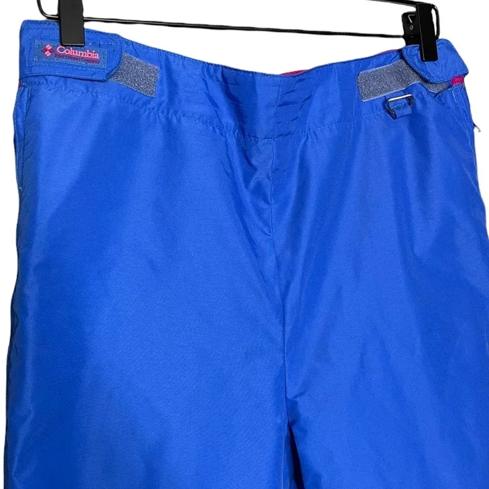 Vintage Columbia Unisex Snow Pants Size Medium Blue - Image 2