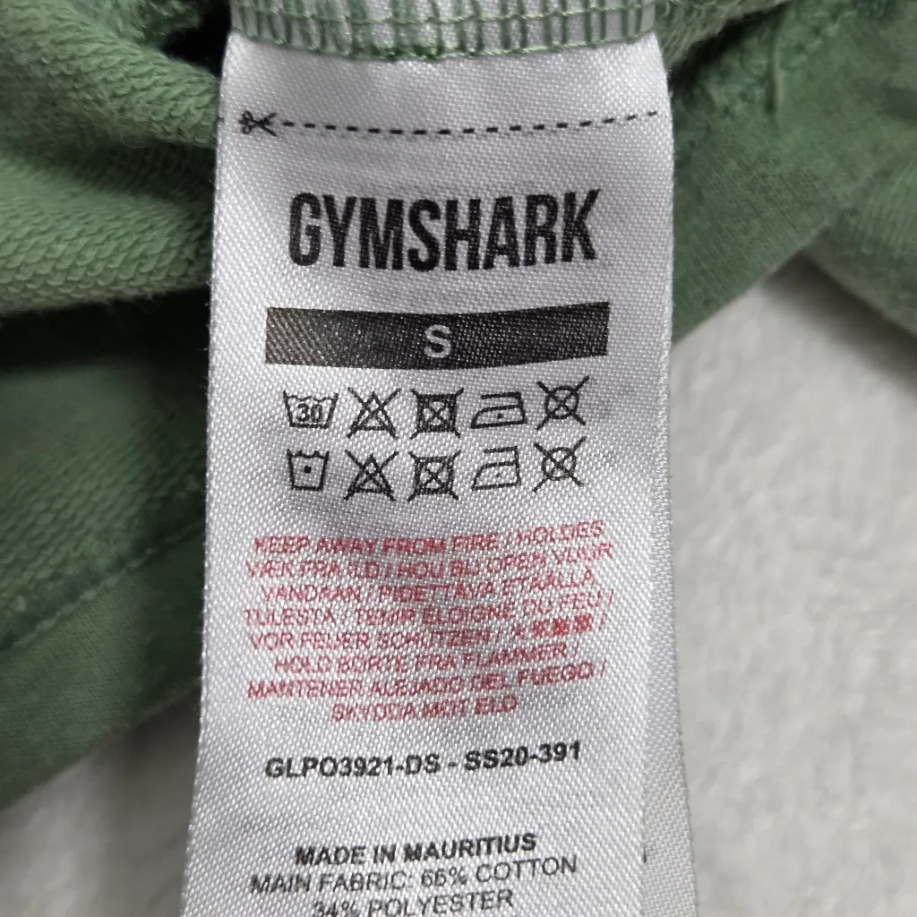 Gymshark Training Cropped‎ Sweater - Green Size S - Image 8