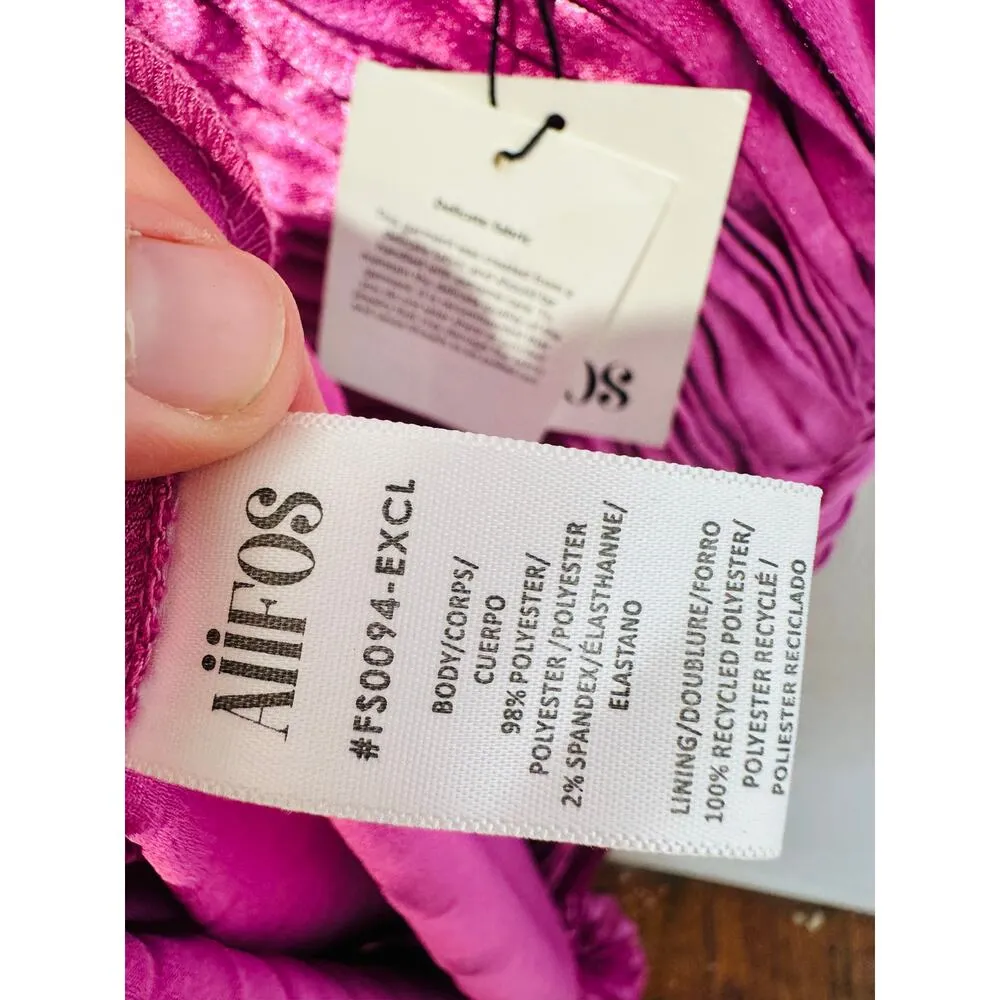 NWT AIIFOS Magenta Pink Surplice V - Image 15