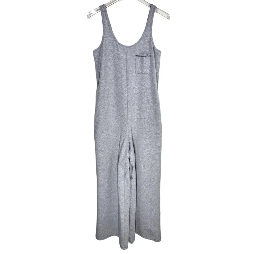 Savage X Fenty Xssential Relaxed Wide Leg Jumpsuit in Platinum Grey - Image 6