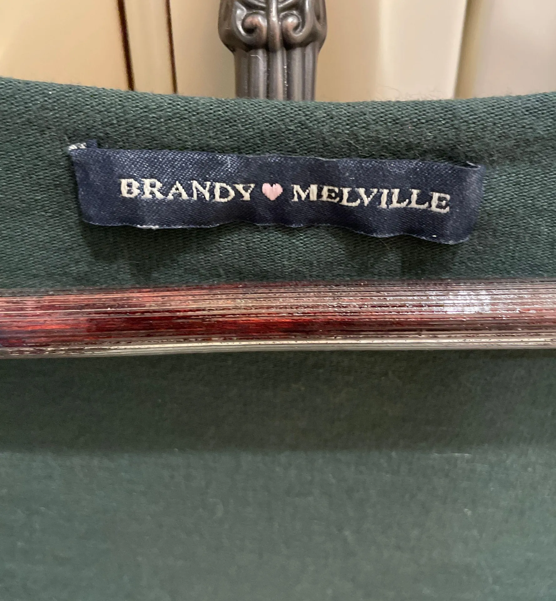 Brandy Melville Green Gina Top - Image 2