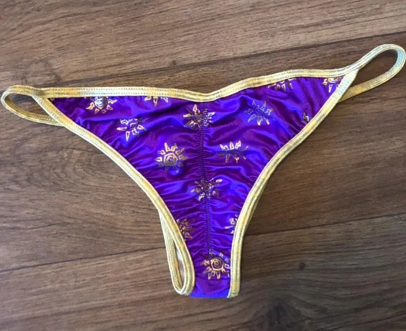 Suits You Purple Bikini Set With Sun Pattern - Image 3