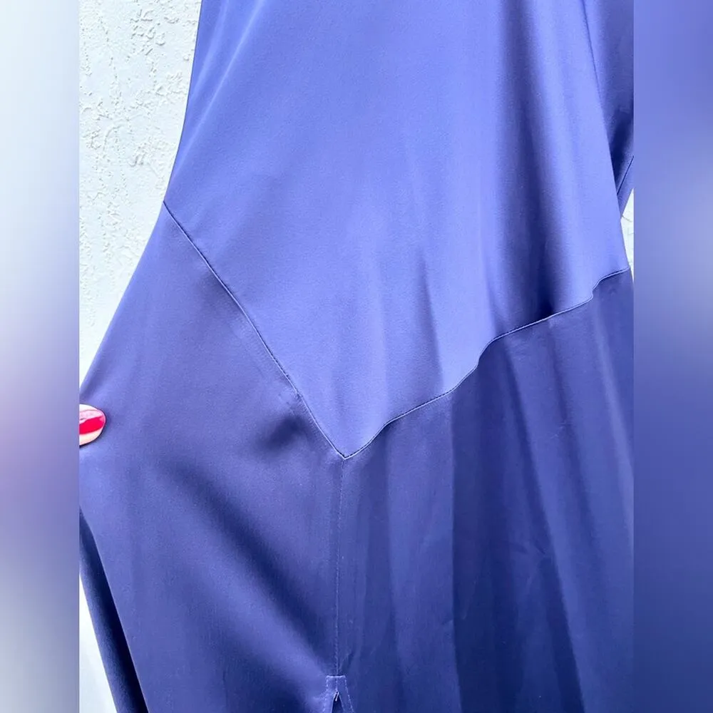 NONchalant the label Dumas maxi dress Extra large eggplant purple satin gown Size XL - Image 5