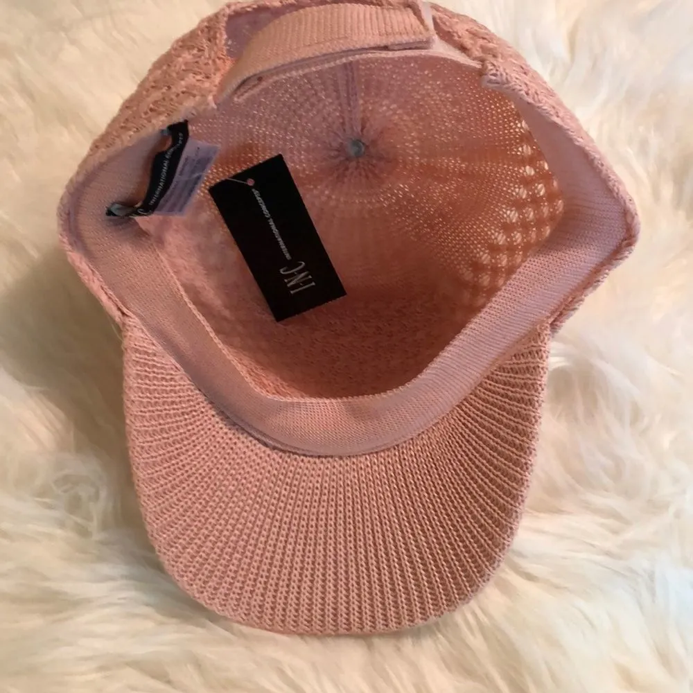 INC International Concepts Packable Baseball Cap Pink - Image 8