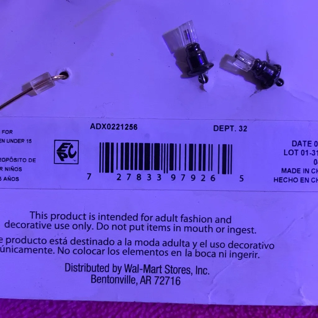 Vintage Claire’s Halloween Earrings Set Orange - Image 3