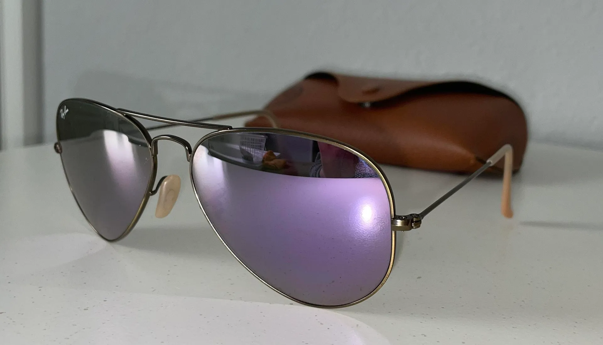 Ray-Ban Aviator Flash Lenses Violet - Image 4