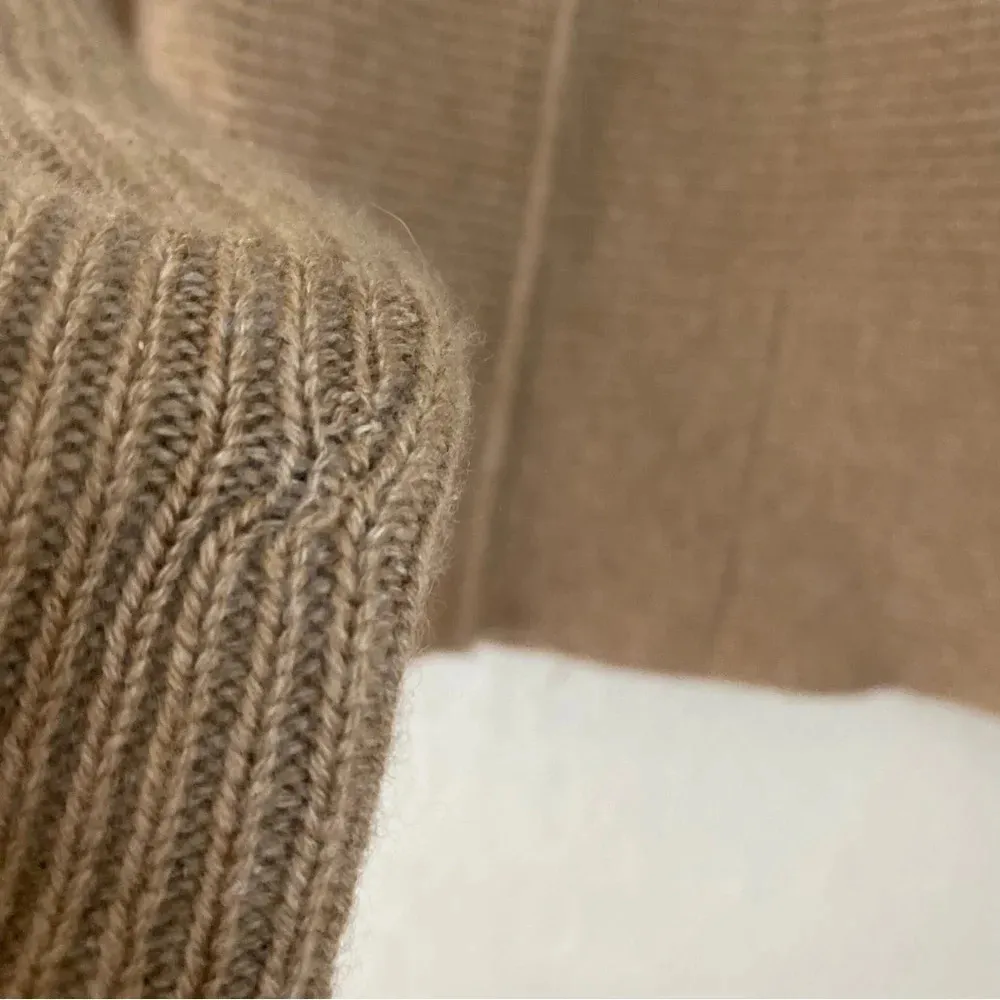 Halogen 100% Cashmere Rib High Neck cowl‎ Sweater Boxy - Image 10