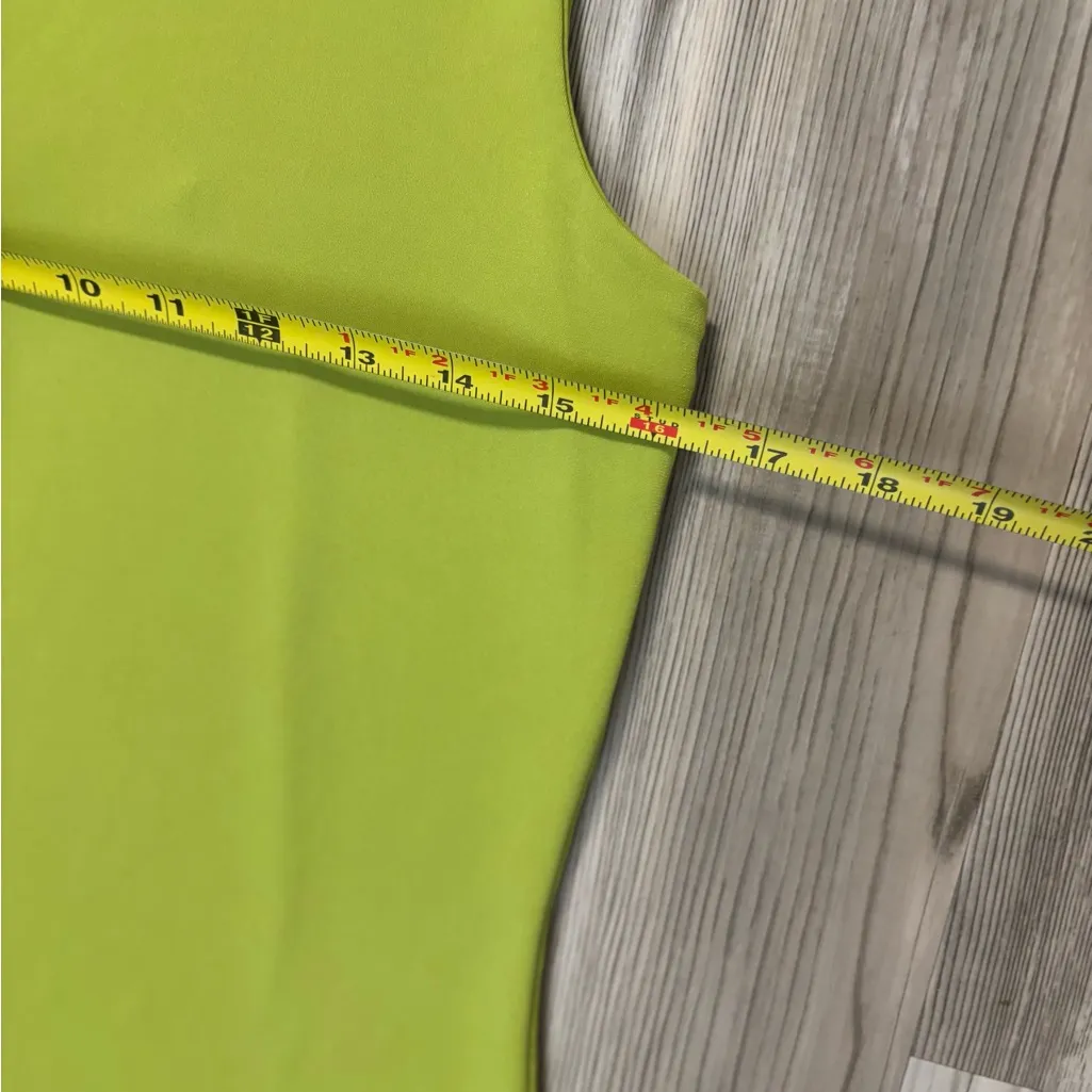 Grace Lime Green Sleeveless Tank Top Size M - Image 5