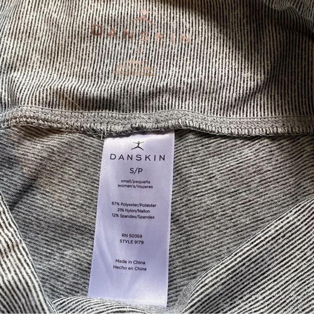 Danskin Black and White Active High Waist Space Dye Legging - Image 6