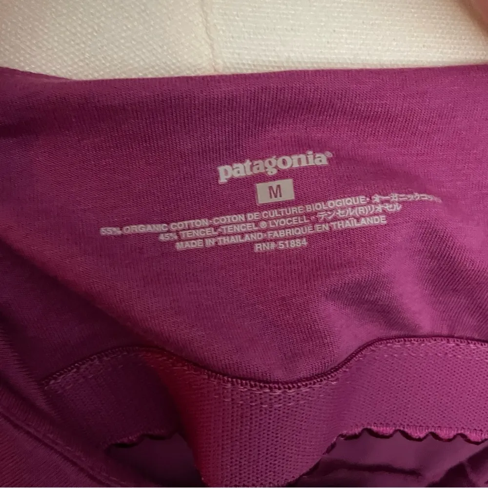 Patagonia Dress W’s Kamala Sleeveless Ruffle Shelf Bra Beach Fuchsia Purple Pink - Image 9