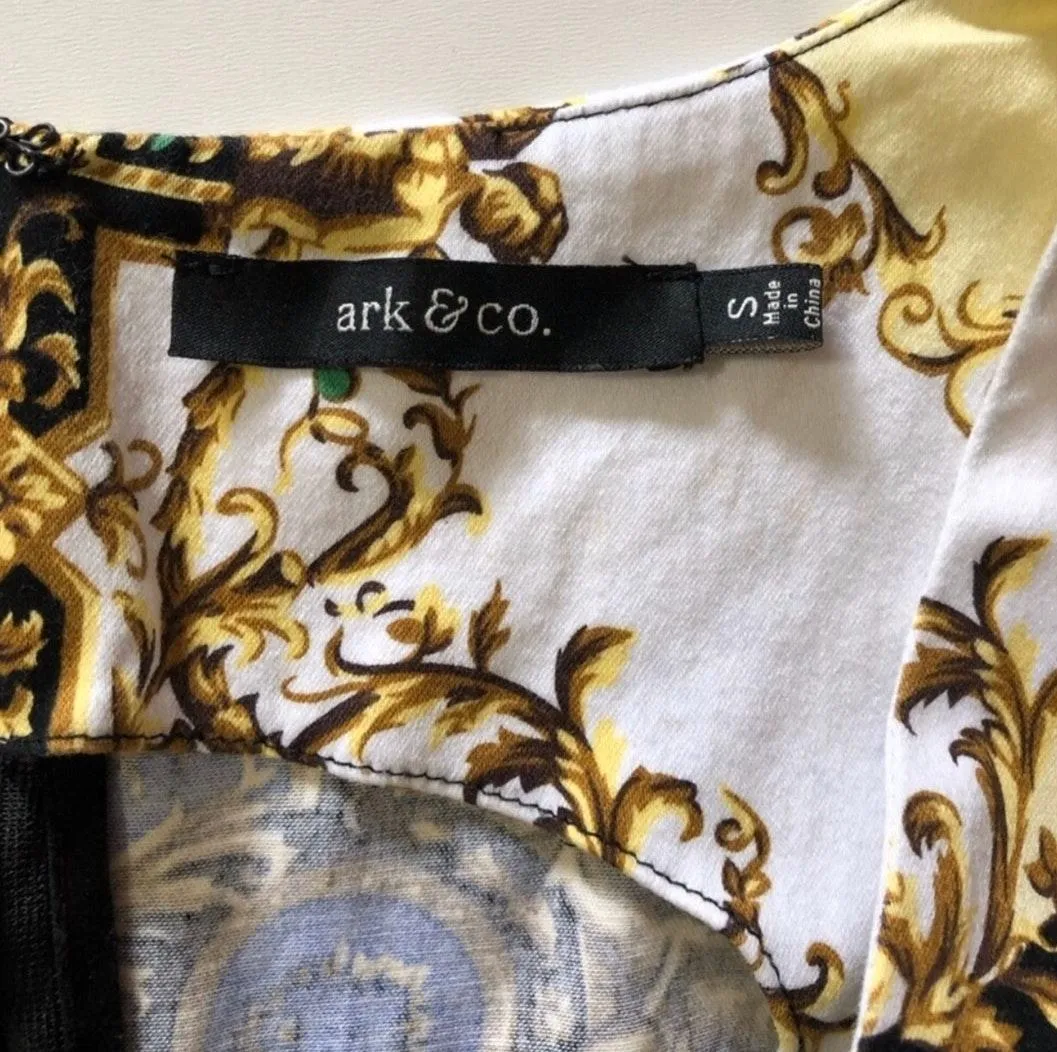 Baroque Print Romper - Image 4