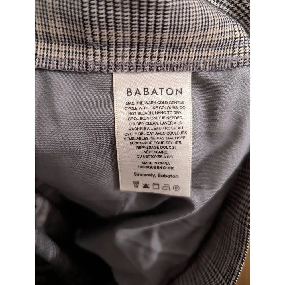 Aritzia babaton houndstooth pants size 4 - Image 3