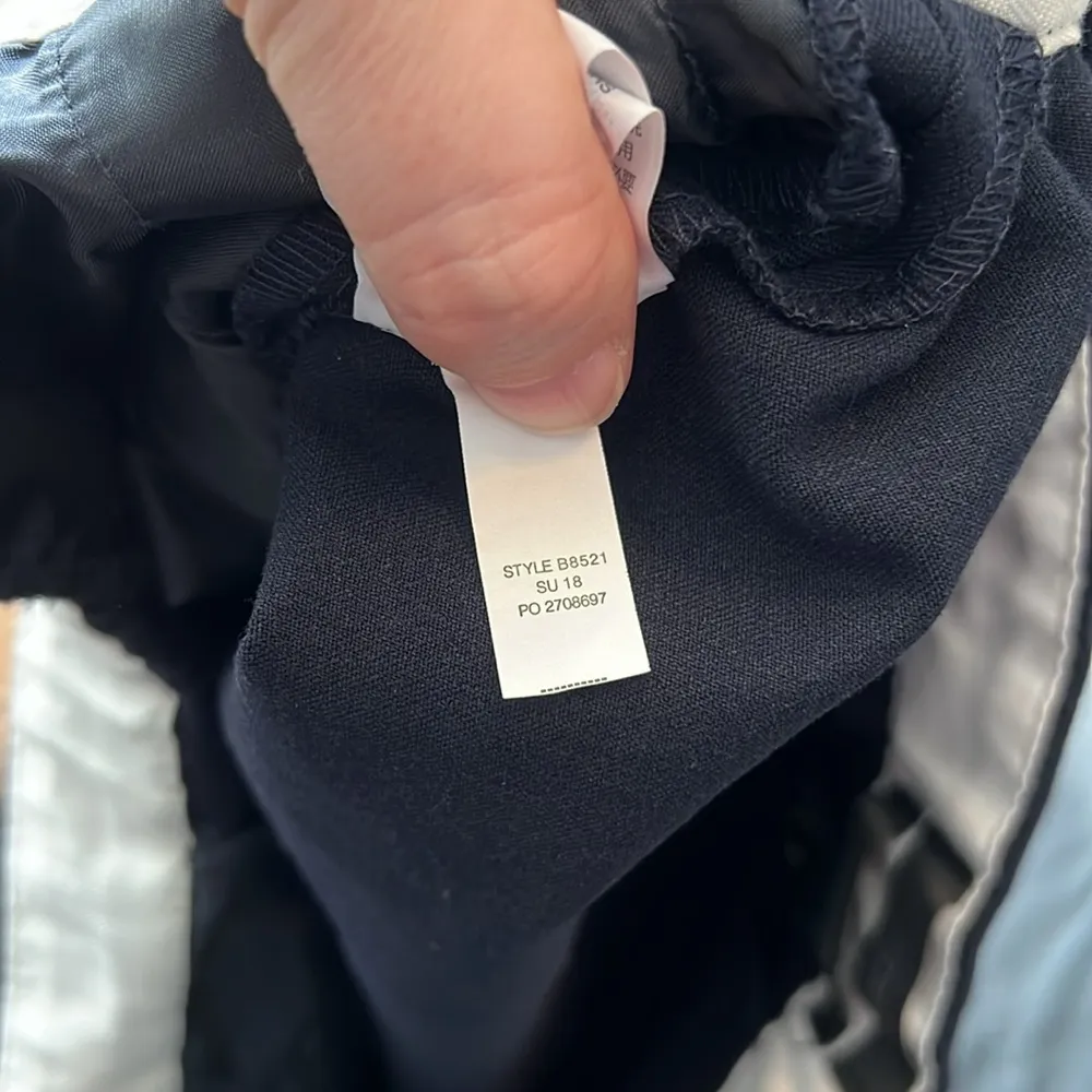 JCrew Martie Pant Bi Stretch Cotton Crop Pants Blue Size 2 - Image 7