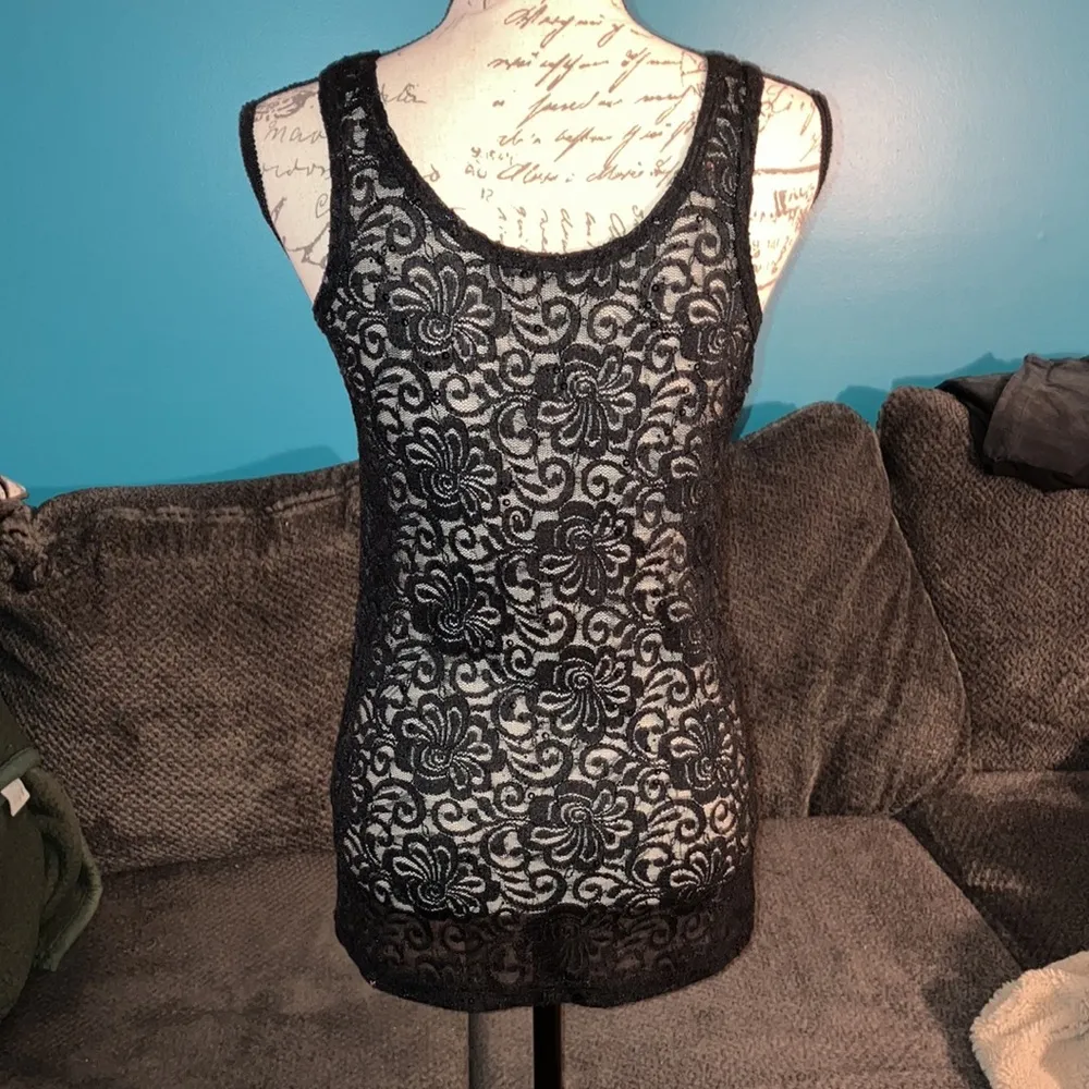 🎉4 for $20 BKE Lace Tank, Medium - Image 4