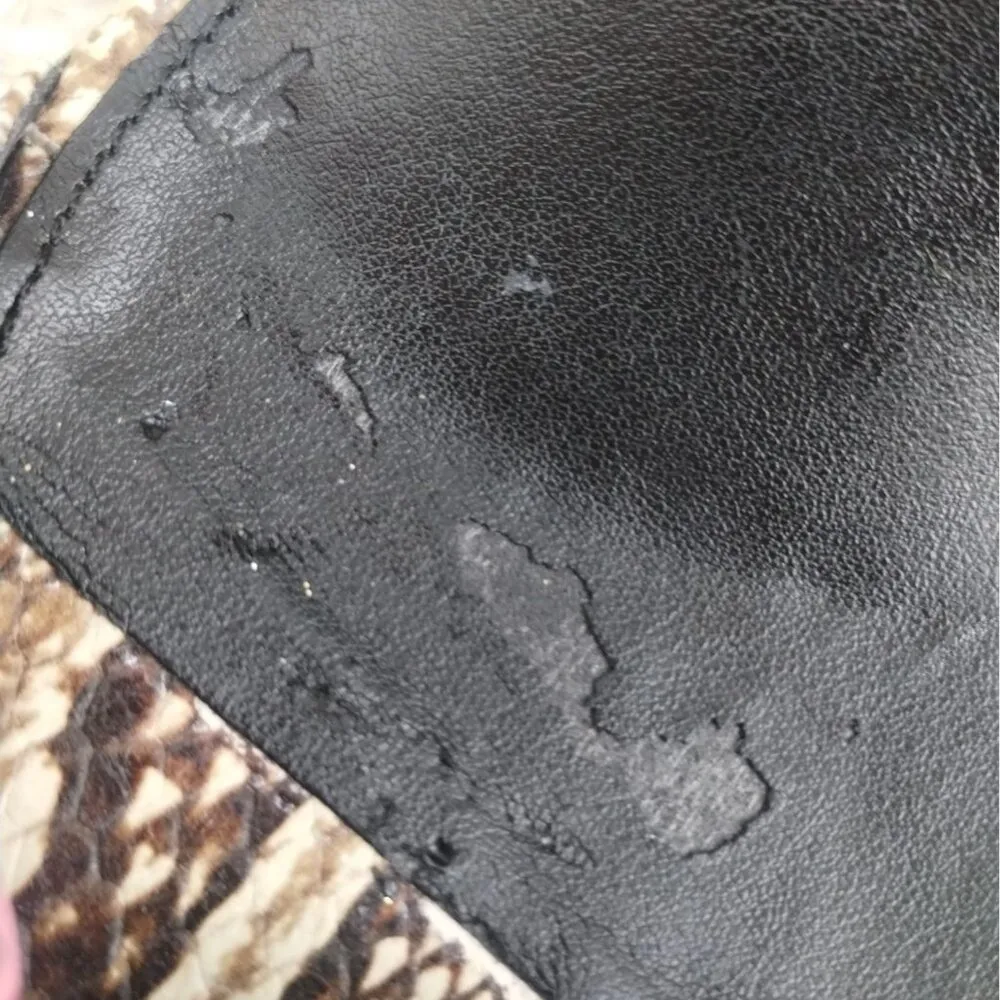 Michael Kors Women's Brown Snake Print Shoes/Heels Size 9.5 SKU 2985 - Image 6