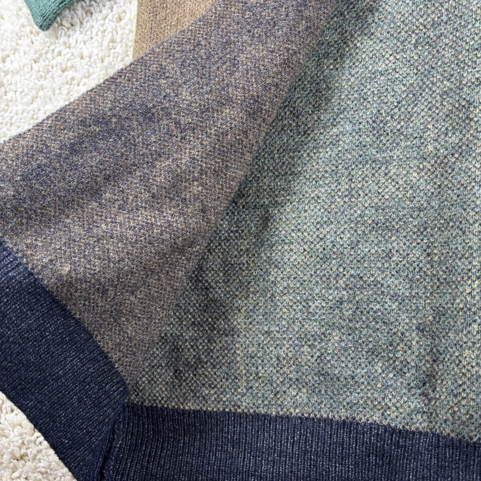 PILCRO & COMPANY Colorblock Leopard Print Long Cardigan Sweater One Size Brown Size undefined - Image 5