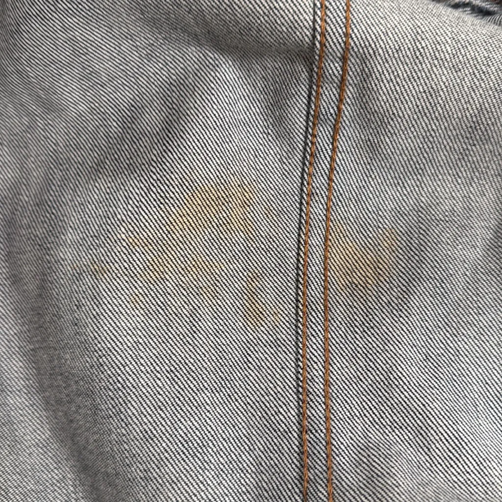 Gap  DENIM JACKET stretch woman size medium dark denim - Image 5