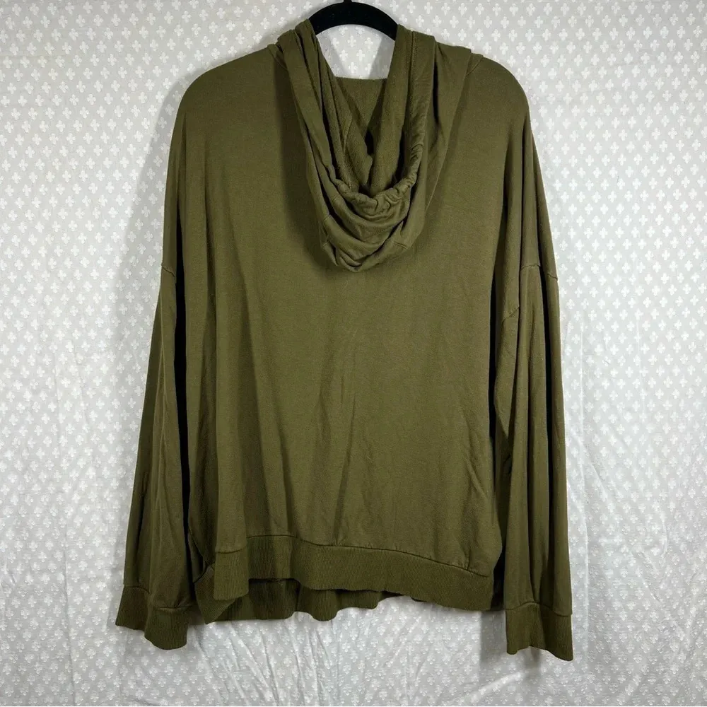 Universal Standard‎ Green Rayon Hoodie - Image 6