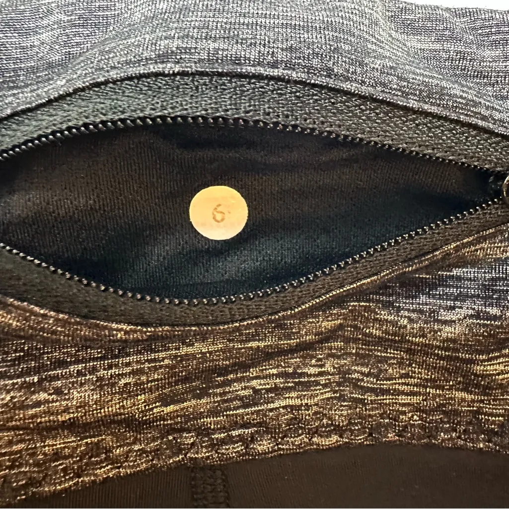 Lululemon Pace Rival cropped leggings 22 inseam black size 6 - Image 5