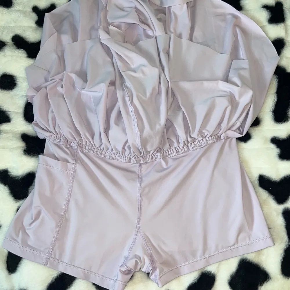 Women's Lavender Athletic Shorts - Image 3