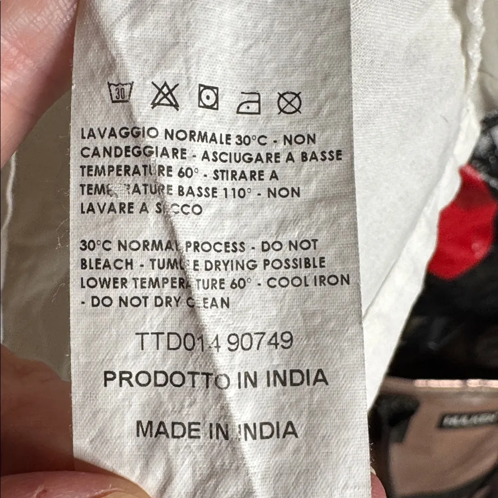 Conbipel White Eyelet Sleeveless Cotton Mini Dress Size Large (42) - Image 4