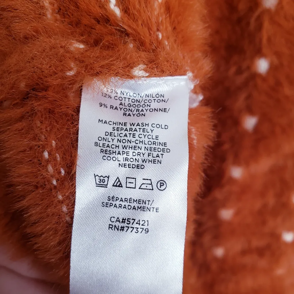 Ann Taylor Dot Jacquard Ballon Sleeve Sweater - Image 7