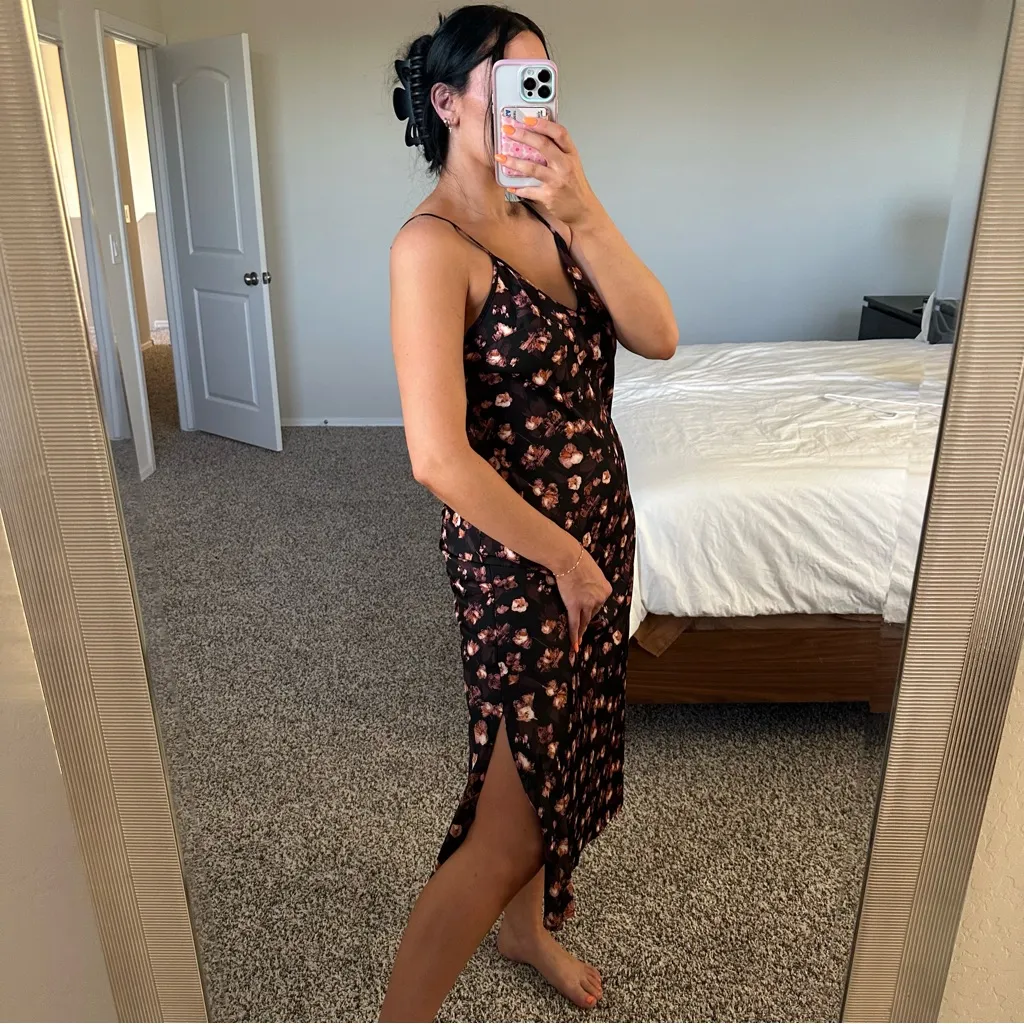 A new day floral midi slip dress - Image 2