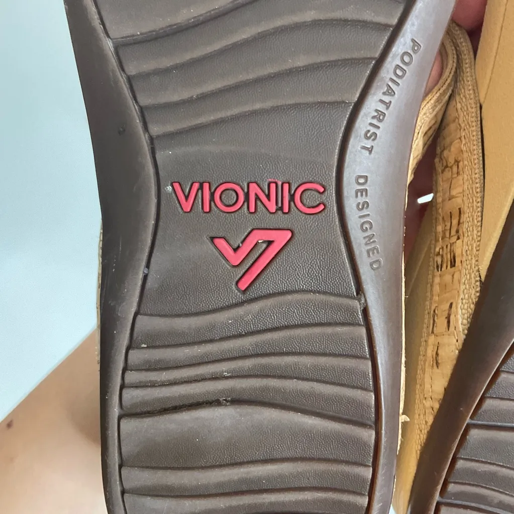 Vionic High Tide Platform Flip Flop Sandals Size 9 - Image 7